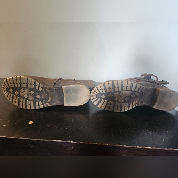 Jellypop Dark Brown Heeled Boots - Picture 3 of 5